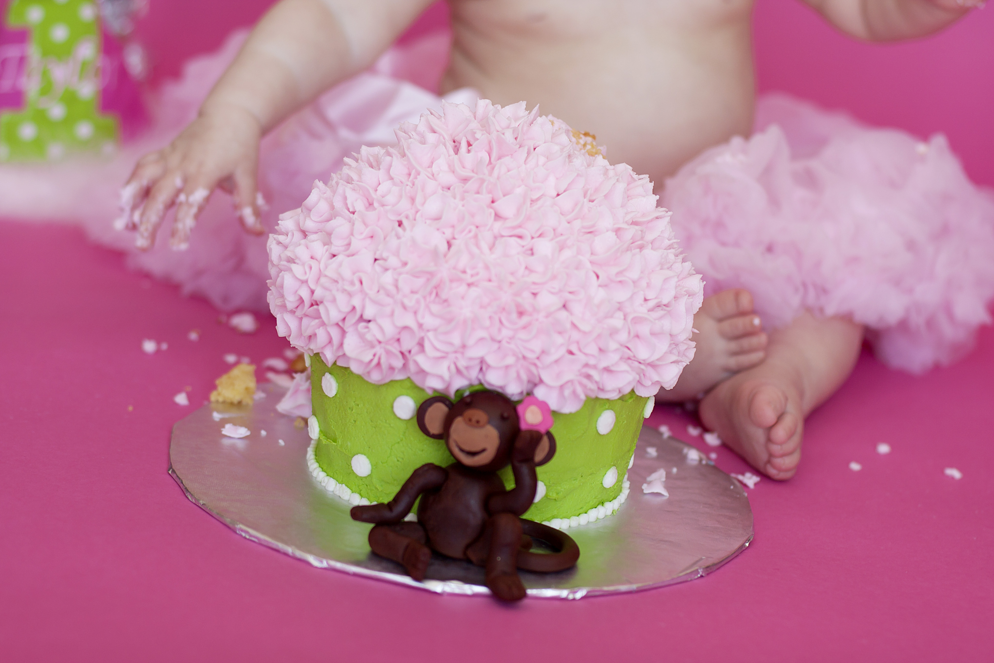 Miss T’s Girlie Filled Fun Cake Smash | New Jersey Children’s Photographer
