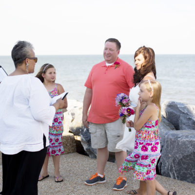 Janna & Jason’s Intimate Beach Vow Renewal | Hampton Roads Wedding Photographer
