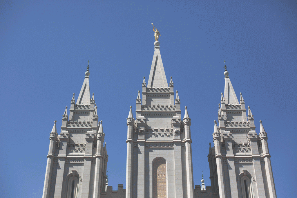 The infamous Mormon temple.