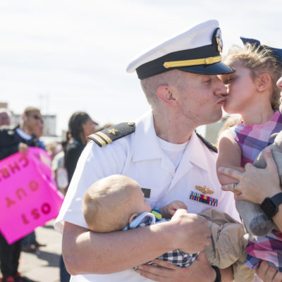 Homecomings Are Joy | Norfolk Military Homecoming | Norfolk Family Photographer