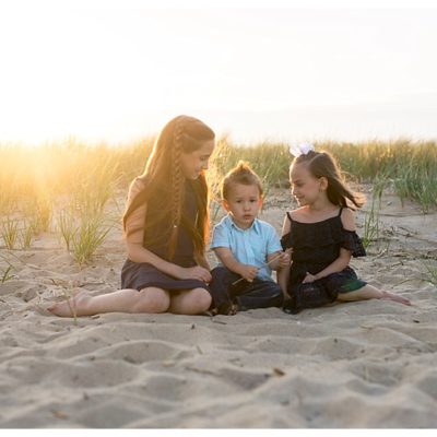 A Magic Hour Beach Session | Virginia Beach Family Photographer